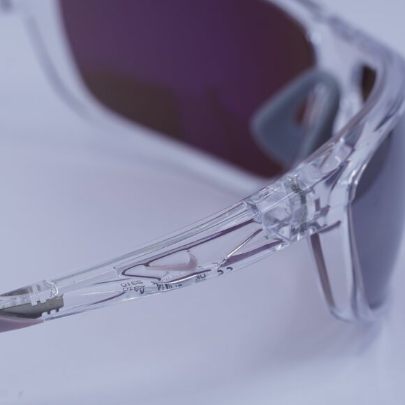 NIKE WINDTRACK RUN E EV24004 900 Sunglasses Transparent Geometric Frame - Picture 9 of 10